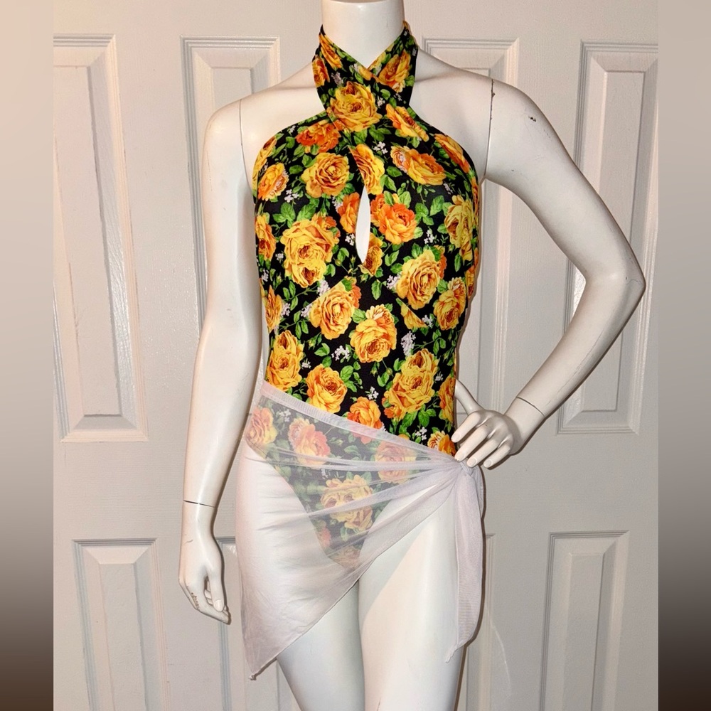 Zara Black and Yellow Bodysuit - Gently Used
